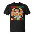 Cinco De Mayo With My Gnomies Trio Gnomes Boys Girls T-Shirt