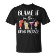 Cruise 2024 Blame It On The Drink Package T-Shirt