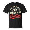 Dart Nur Die Harten Gehen Zum Darten T-Shirt