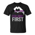 Demisexual Joke Heart Demisexual Flag T-Shirt