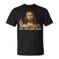 Meme Jesus I'm Telling Dad Kid Women T-Shirt
