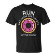 Running Donuts Marathon Mens Motivation T-Shirt