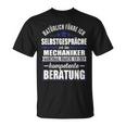 Saying Mechanic Kompetente Beratung Screws T-Shirt