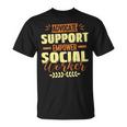 School Social Worker & Mental Health Awareness Month T-Shirt