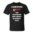 I Survived The Wildwood New Jersey Blackout 2023 T-Shirt