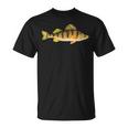 Yellow Perch Fishing Freshwater Fish Angler T-Shirt