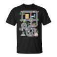 Genial Circuito De Carreras De Coches Playmat En La Parte Trasera Lindo Niño Camiseta unisex
