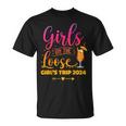 Girls On The Loose Tie Dye Girls Weekend Trip 2024 T-Shirt