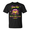 Girls's Trip New Orleans 2024 Mardi Gras Mask Friends T-Shirt