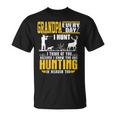 My Grandpa Every Day I Hunt I Think Of You Hunting In Heaven T-Shirt