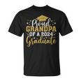 Grandpa Senior 2024 Proud Grandpa Of Class Of 2024 Graduate T-Shirt