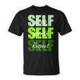 Green Self-Ish X 3 Green Color Graphic T-Shirt
