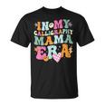 Groovy In My Calligraphy Mama Era Retro For Mama Women T-Shirt