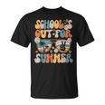 Groovy School's Out For Summer Teacher Student T-Shirt