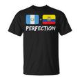 Guatemalan Plus Ecuadorian Perfection Mix Flag Heritage T-Shirt