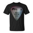 Guitar Lake Reflections Make A Joyful Noise Bible Verse T-Shirt