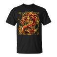 Happy Chinese New Year 2024 Lunar New Year Red Dragon T-Shirt
