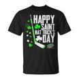 Happy Saint Hat Trick's Day Ice Hockey St Patrick's T-Shirt