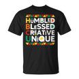 Hbcu Humbled Blessed Creative Unique Historical Black T-Shirt
