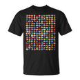 Heart Flags Of The Countries Of The World Flags Unity Day T-Shirt