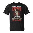 Heavy Metal Grandpa Slogan Rocker Grandad T-Shirt