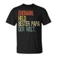 Held Beste Papa Der Welt Help T-Shirt