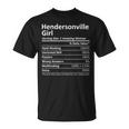 Hendersonville Girl Nc North Carolina City Home T-Shirt