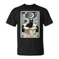 The Hermit Tarot Card Cat In Box Mystic Cat T-Shirt
