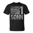 Herren Ich Habe Ein Sohnatertag Herrentag Himmelfahrt Dad Papa T-Shirt