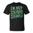 Herren Stepdad Stiefvater Papa Inspirierendes Zitatater Tochter T-Shirt