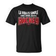 Hockey Entrenador Jugador Deporte Hockey Sobre Hielo Camiseta unisex
