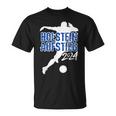 Holstein Football Kicken Fan Kiel Stadium Blue T-Shirt