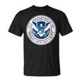 Homeland Security Department Dhs Agent Patriotic Usa Veteran T-Shirt