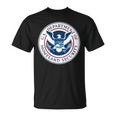 Homeland Security Tsa Veteran Work Emblem Patch T-Shirt