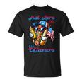 Hot Dog I'm Just Here For The Wieners 4Th Of July Women T-Shirt