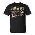 Howdy Kindergarten Teacher Rodeo Country Western Cowgirl T-Shirt