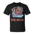 Hü Brid Lustiges Hybrid Auto Pferd T-Shirt