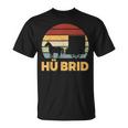 Hü Brid Pferd Kutsche Hybrid Kutscher Reiten Wortspiel T-Shirt