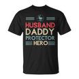 Hunter Dad Husband Daddy Protector Hero Hunting Fathers Day T-Shirt