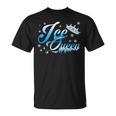 Ice Queen Winter Theme Birthday Party Girls Snow Themed Bday T-Shirt