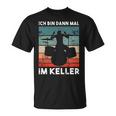 Ich Bin Dann Mal Im Keller Drummer Long-Sleeved T-Shirt