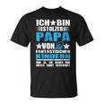 Ich Bin Stolzer Papaon 2 Fantastische Kinder T-Shirt