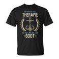 Ich Brauche Keine Therapie Ich Muss Nur Auf Mein Boot Sailen I Don't T-Shirt