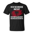 Ich Schreie Nicht Ich Bin Albaner Albanian Eagle T-Shirt