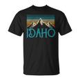 Idaho Vintage Mountains Nature Hiking Pride Souvenirs T-Shirt