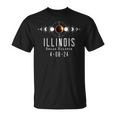 Illinois Solar Eclipse Spring 2024 Totality April 8 2024 T-Shirt