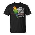 I'm Louder Caique Owner Caique Parrot Mom T-Shirt