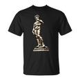 Italian Sculptor Michelangelo's Statue Of David T-Shirt