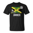 Jamaica Flag Jersey Jamaican Soccer Team Jamaican T-Shirt