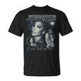 Jennifer Lopez Bootleg Portrait Black T-Shirt